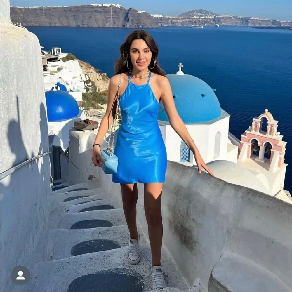 ZARA RING TRIM SLIP DRESS - Picture 3 of 16